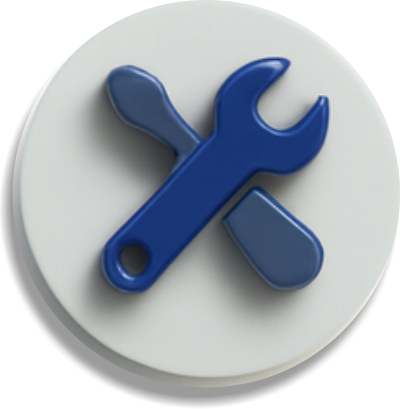 Tools Icon (wrench & screwdriver) – representing specialised construction.